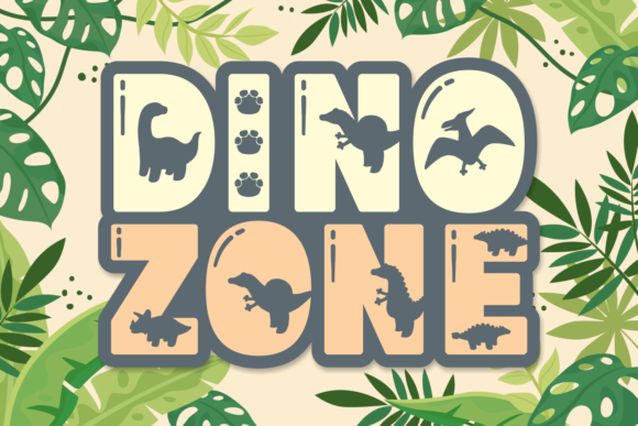Dino Zone Font - Featured Image