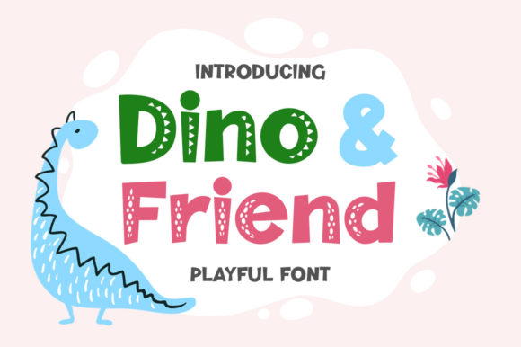 Dino & Friend Font - Featured Image