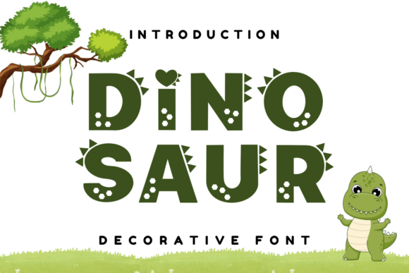 Dinosaur Font Font - Featured Image