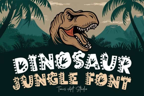 Dinosaur Jungle Font - Featured Image