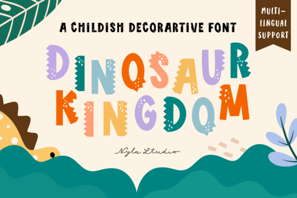 Dinosaur Kingdom Font - Featured Image