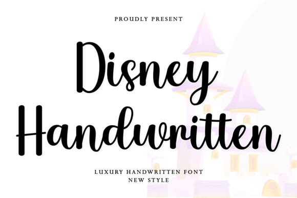 Disney Handwritten Font - Featured Image