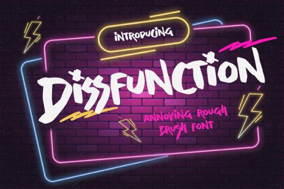 Dissfunction Font Font - Featured Image