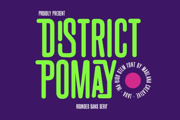District Pomay Font - Featured Image