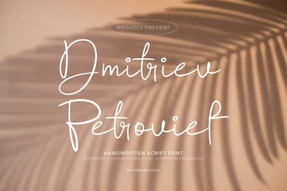 Dmitriev Petroviel Font - Featured Image