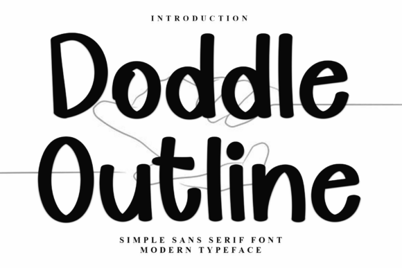 Doddle Outline Font - Featured Image