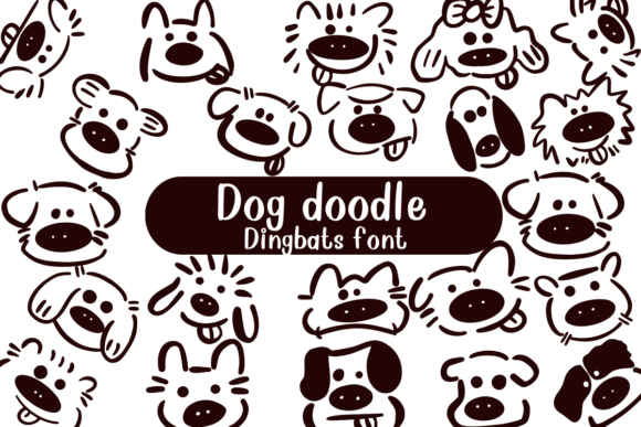 Dog Doodle Font - Featured Image
