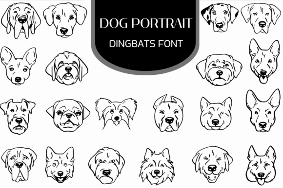 Dog Portrait Font - Featured Image