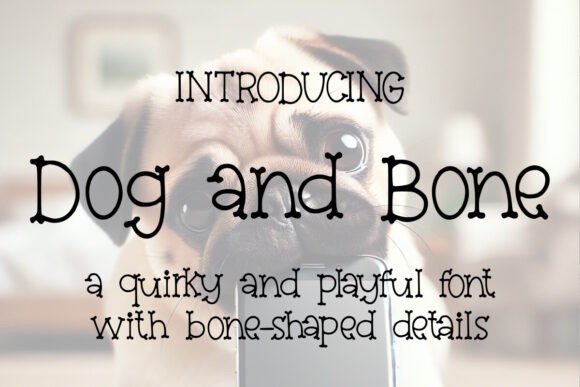 Dog and Bone Font - Featured Image