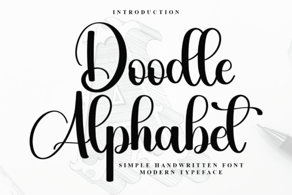 Doodle Alphabet Font - Featured Image