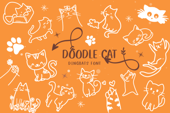 Doodle Cat Font - Featured Image