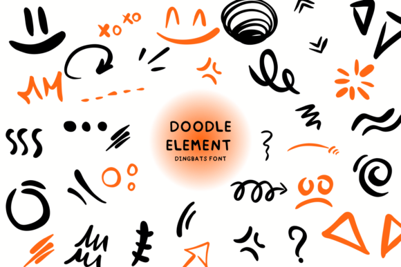 Doodle Element Font - Featured Image