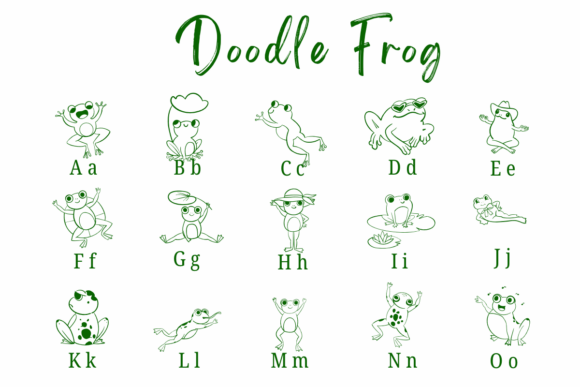 Doodle Frog Font - Featured Image