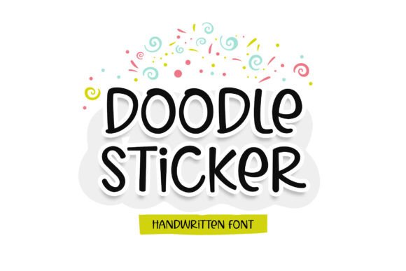 Doodle Sticker Font - Featured Image