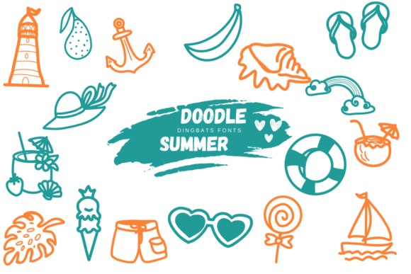 Doodle Summer Font - Featured Image