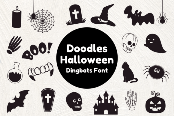 Doodles Halloween Font - Featured Image