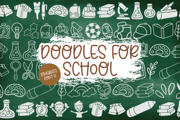 Doodles for School Font - Featured Image