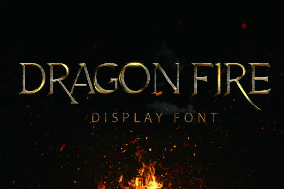 Dragon Fire Font - Featured Image