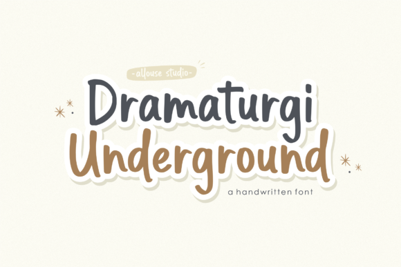 Dramaturgi Underground Font - Featured Image