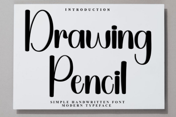 Drawing Pencil Font - Featured Image