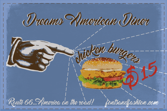 Dreams American Diner Font - Featured Image