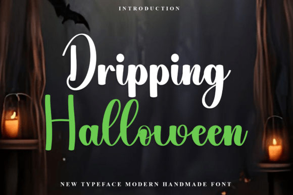 Dripping Halloween Font - Featured Image