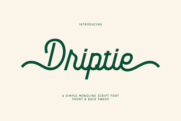 Driptie Font - Featured Image