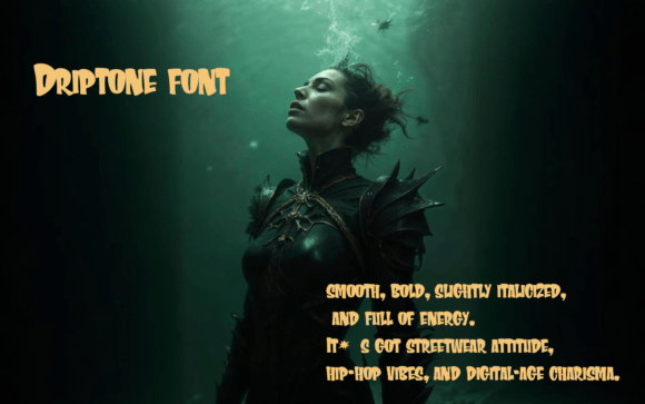 Driptone Font - Featured Image