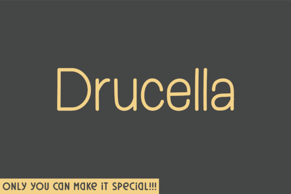 Drucella Rounded Font - Featured Image