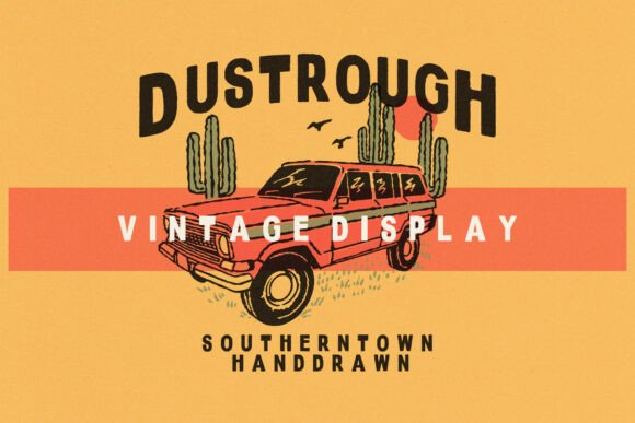 Dustrough Reguler Font - Featured Image