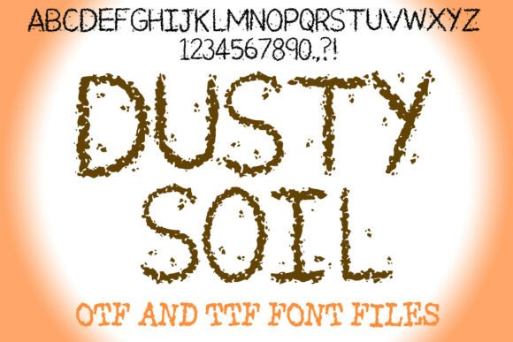 Dusty Soil Font - Featured Image