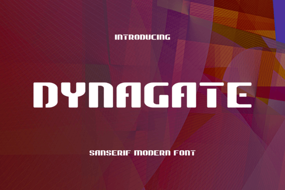 Dynagate Font - Featured Image