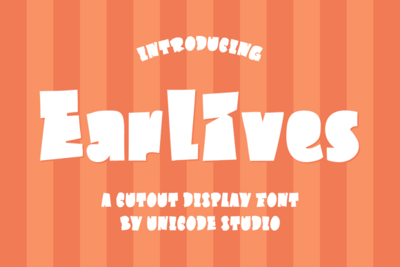 Earlives Font - Featured Image
