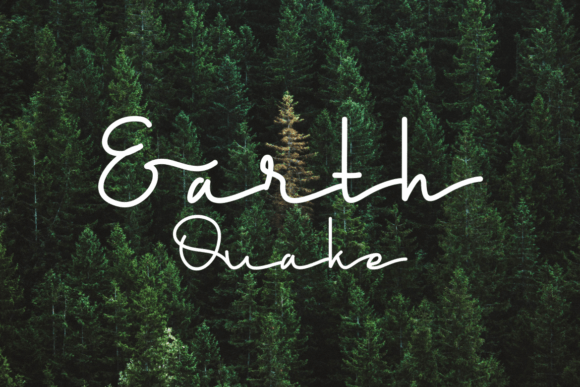 Earth Quake Font - Featured Image
