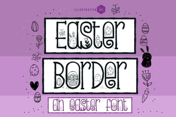 Easter Border Font - Featured Image