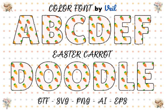 Easter Carrot Font - Featured Image