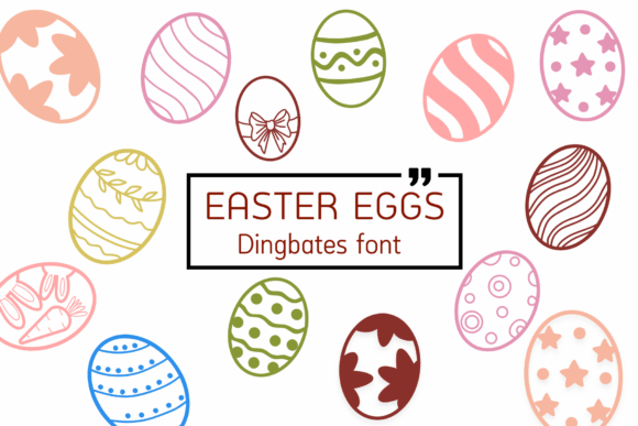 Easter Eggs Font - Featured Image