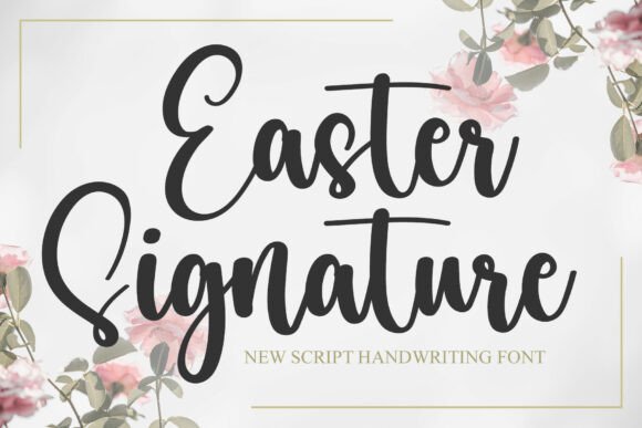 Easter Signature Font - Featured Image