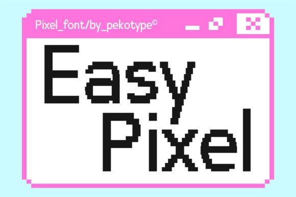 Easy Pixel Font - Featured Image