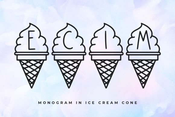 Ecim Monogram Font - Featured Image