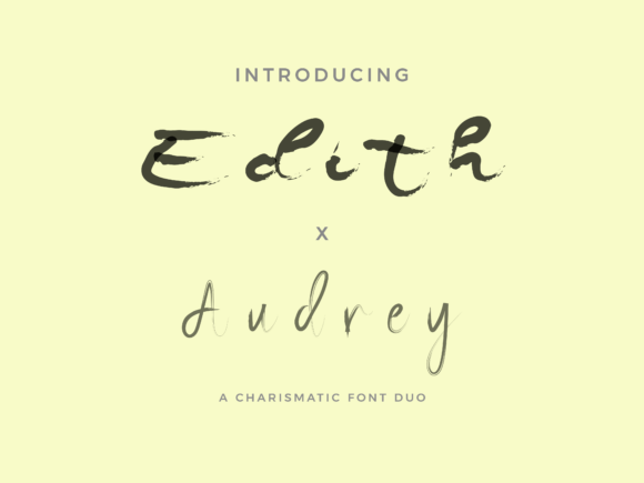 Edith X Audrey Duo Font - Featured Image