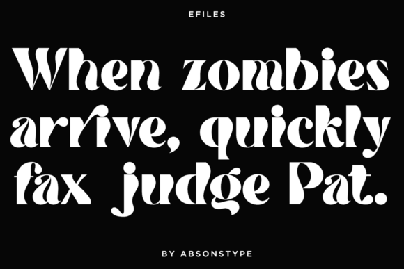 Efiles Font - Featured Image