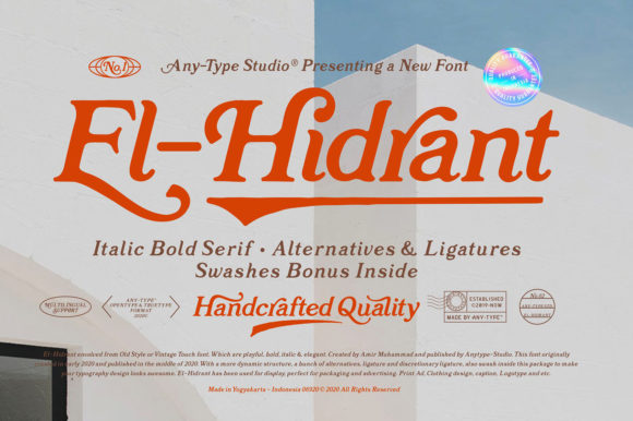 El-Hidrant Font - Featured Image