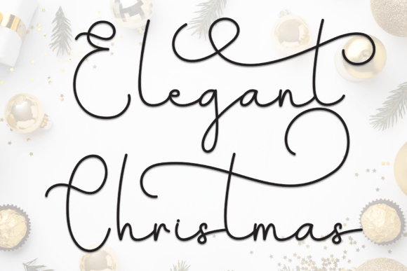 Elegant Christmas Font - Featured Image