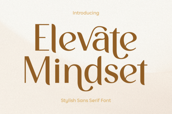 Elevate Mindset Font - Featured Image