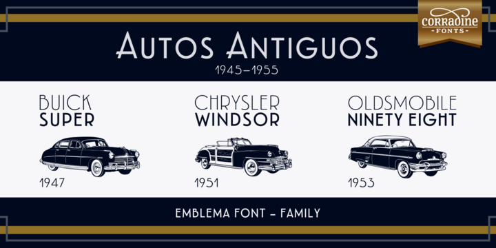 Emblema Family Font - Featured Image