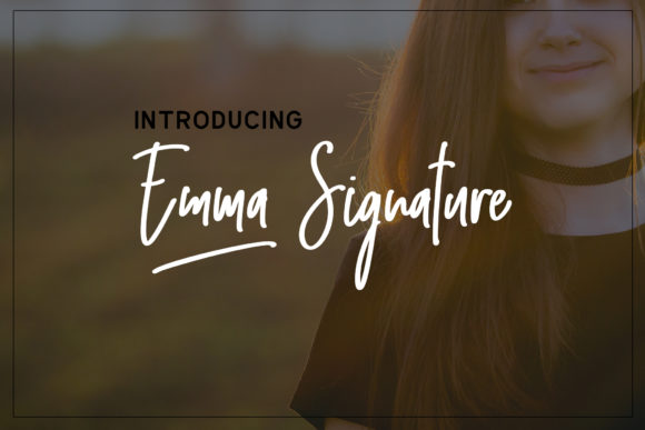 Emma Signature Font - Featured Image