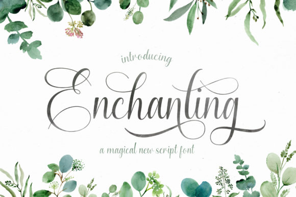 Enchanting Script Font - Featured Image