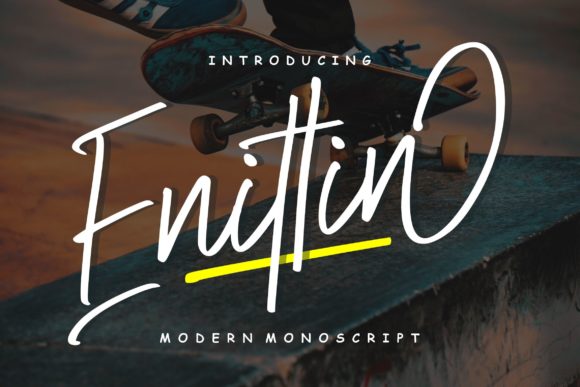Enittin  Font - Featured Image