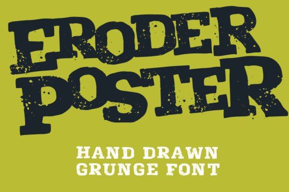 Eroder Poster Font - Featured Image